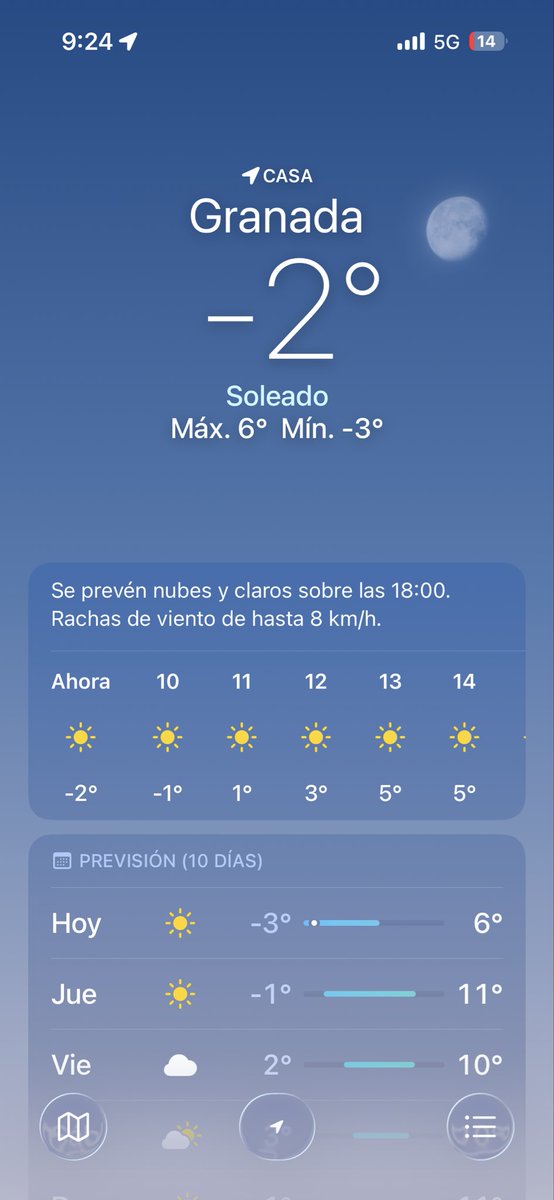 Granada a -2°C es una lección de humildad. Sierra Nevada nos vigila con un aliento blanco que se cuela por la piel como un secreto mal guardado. No es frío; es la montaña reclamando el calor que le robamos al sol. La escarcha tiene memoria de piedra. Buenos días, peZqueñines!