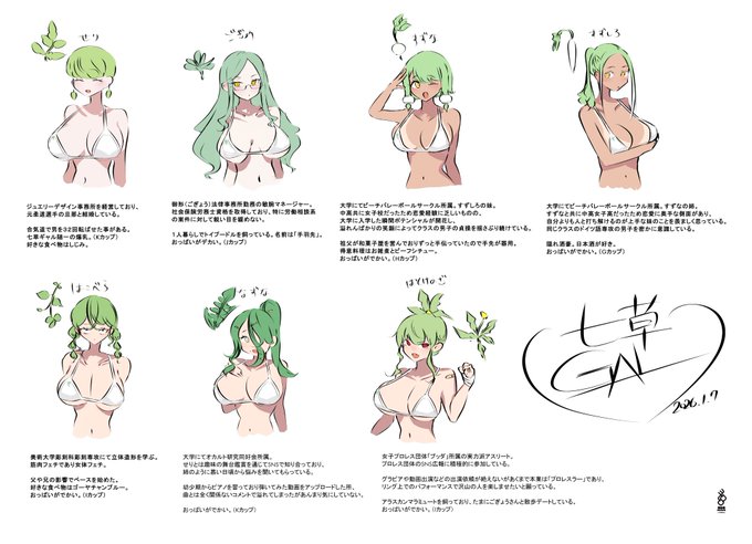 各女の子のプロフィールについて知りたい人はここからどうぞ。 