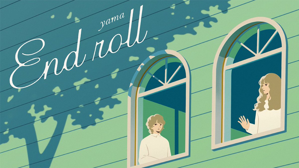 yama_official0's tweet photo. 本日21時！

新曲「End roll」のリリックビデオをプレミア公開決定🎉

お楽しみに！

#yama #Endroll  
#yama_CUT
#yama_羽化

https://t.co/hnuE8prygE https://t.co/YplVlT7FTJ