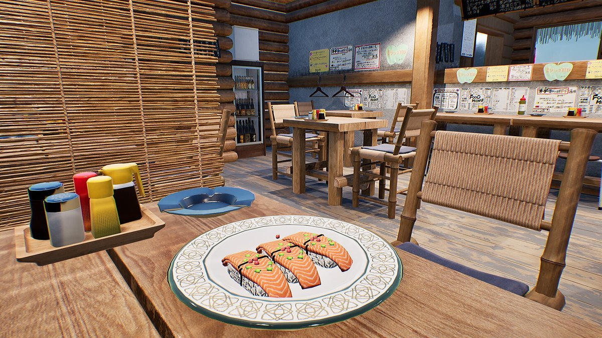 gamespark's tweet photo. 雰囲気は大衆酒場！寿司レストラン経営SLG『Sushi Simulator』Steamストアページ公開
https://t.co/JRgQiQeAPR

オーダーテイクや在庫管理、寿司づくりまで体験できる！自分だけのお店を人気店へと押し上げよう！ https://t.co/itl35qSiy2