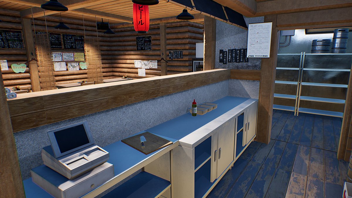 gamespark's tweet photo. 雰囲気は大衆酒場！寿司レストラン経営SLG『Sushi Simulator』Steamストアページ公開
https://t.co/JRgQiQeAPR

オーダーテイクや在庫管理、寿司づくりまで体験できる！自分だけのお店を人気店へと押し上げよう！ https://t.co/itl35qSiy2