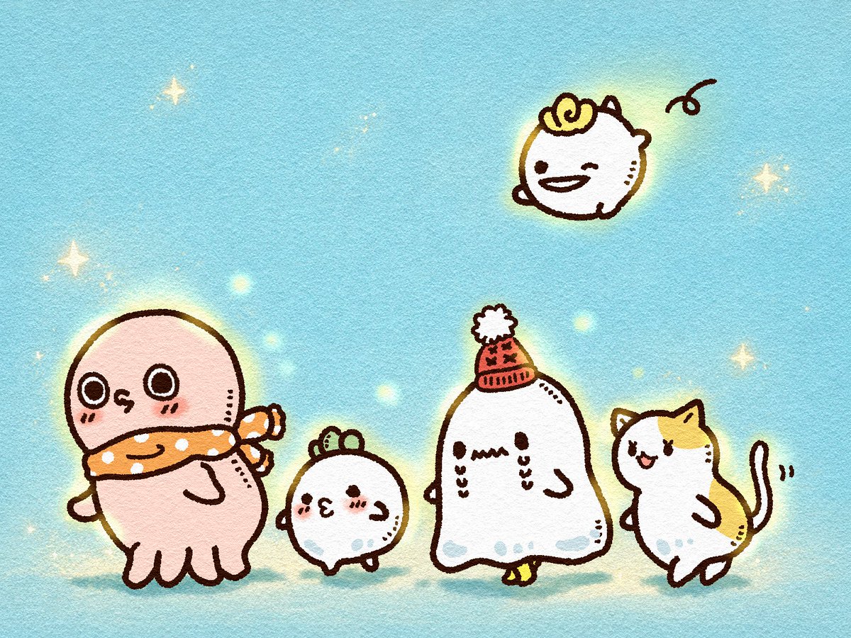 _chiiman's tweet image. ならんでキラキラ✨️