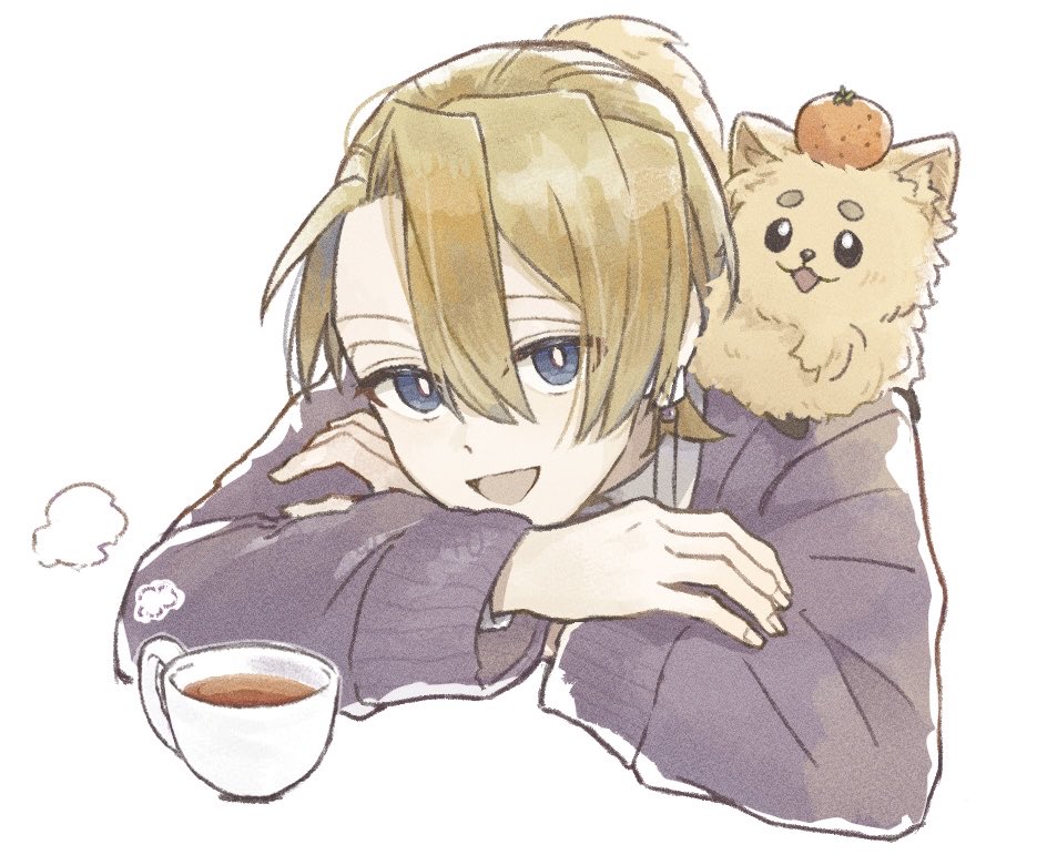 saioi_0840's tweet photo. 今年の初描きは□□□君とたまごやき✨️
 #私死にアート https://t.co/r2CYX1kTyH