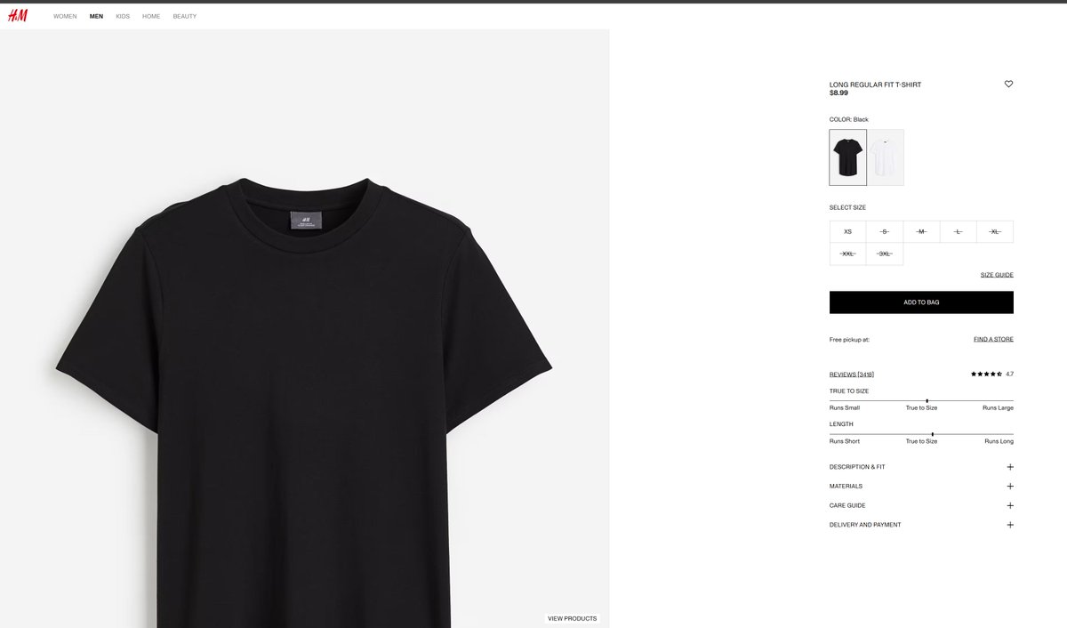 VarinCodes's tweet photo. @hm_custserv this has had only XS sizes for months. Is this ever going to be back in stock or is this no longer produced and you're just selling out stock? I just need to know... https://t.co/OYdUyxIVBp
