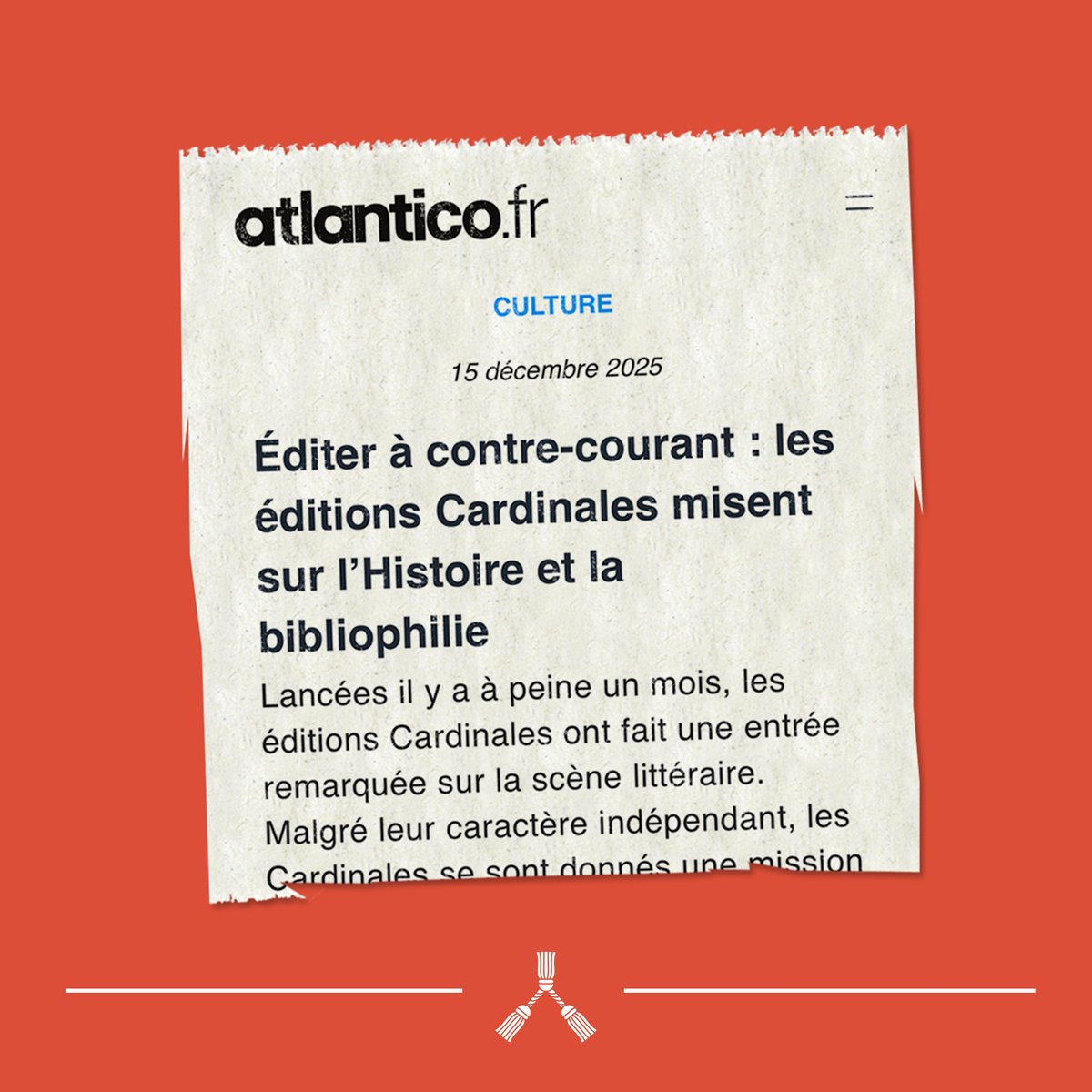 Editions Cardinales tweet media