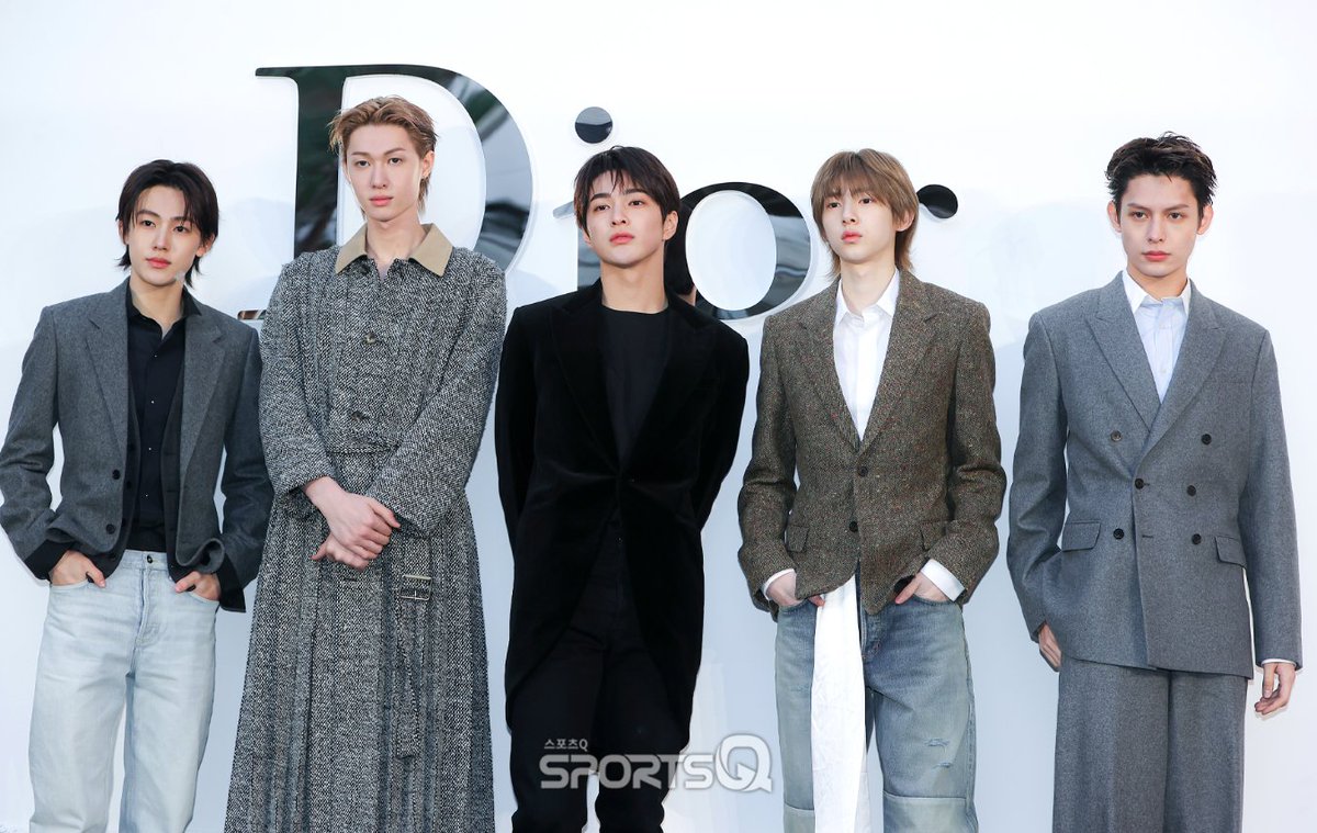 AboutMusicYT's tweet image. CORTIS members look handsome at a Dior event today.