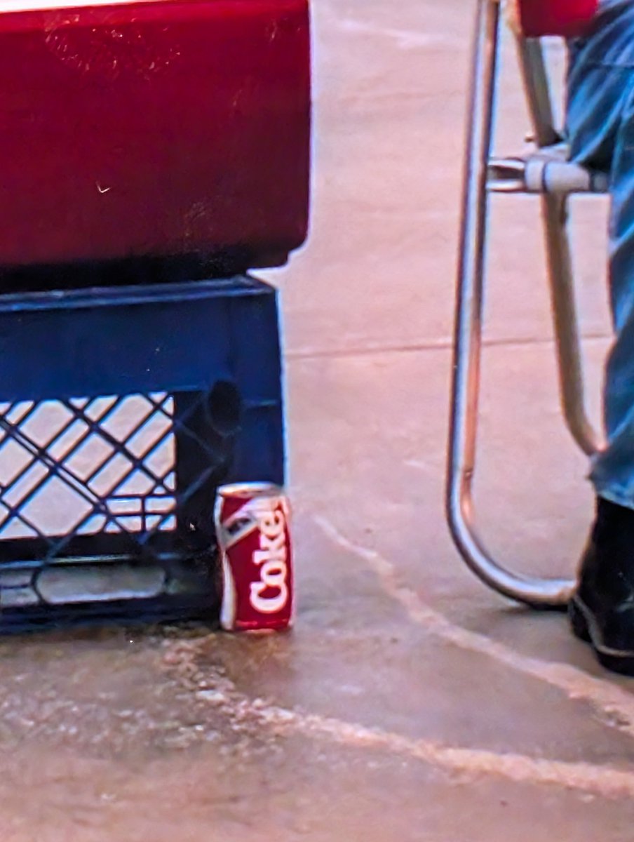 Hawkins_Lab_Rat's tweet photo. THE COKE CAN ITS INCORRECT IN THE EPILOGUE 

WITH 18 MONTHS LATER THE YEAR WOULD BE 89 but the COKE CAN IS FROM 1985! 
#conformitygate
#episode9gate https://t.co/kVQXrp2PTn