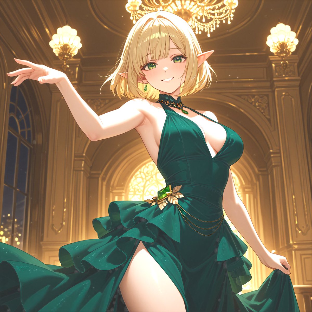 FantasyElf_NSFW's tweet photo. Shall We Dance？🥰

#エルフ #AIイラスト #ファンタジー
#Elf #AIart #FantasyArt https://t.co/JaKtRMQTdI