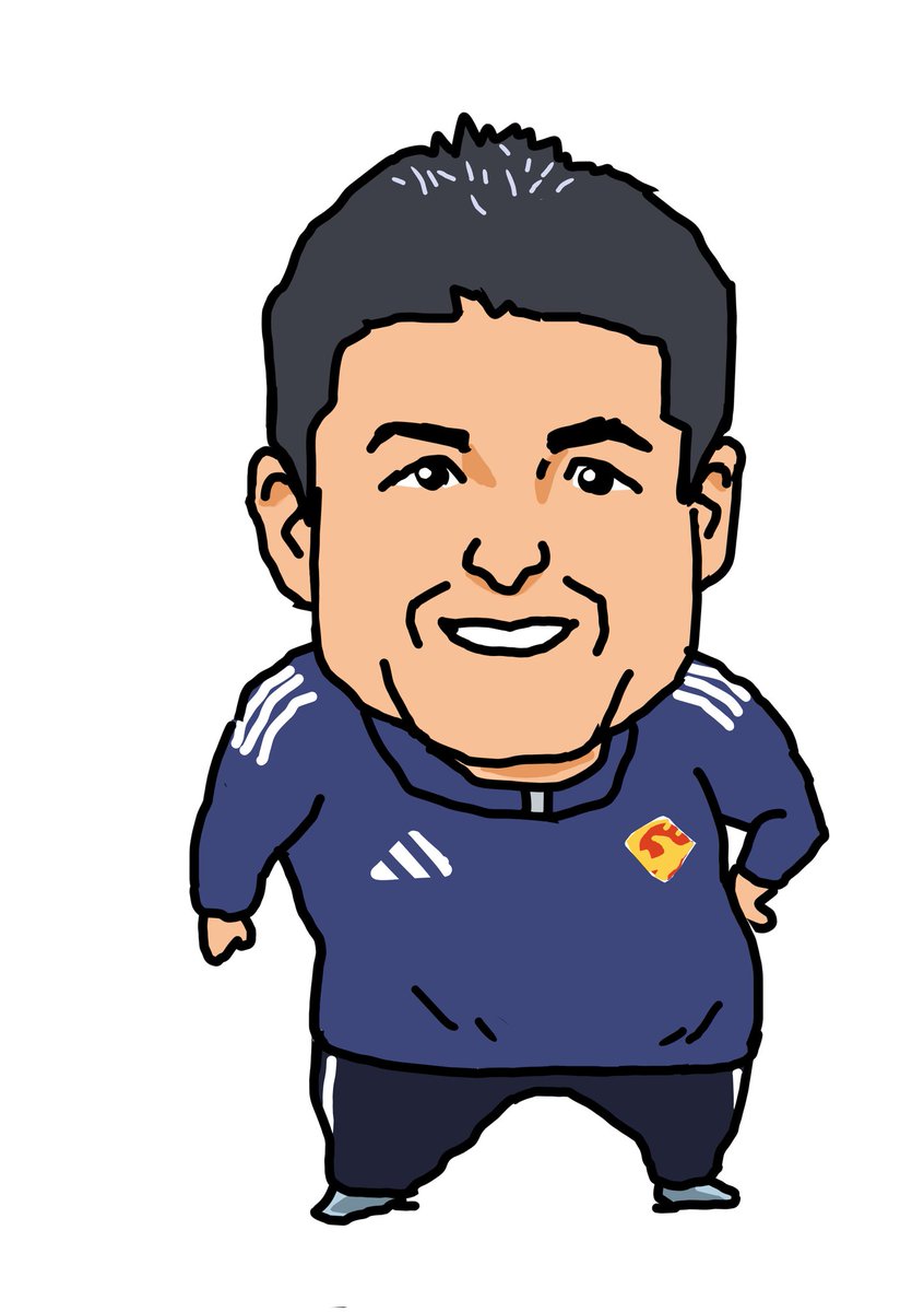 村岡誠フィジカルコーチ。
森山監督の求める走力やインテンシティを、トレーニング面から支える右腕。
コーチ陣の継続は、チームにとっても大きな力。
#ベガルタ
#村岡誠
#応援イラスト