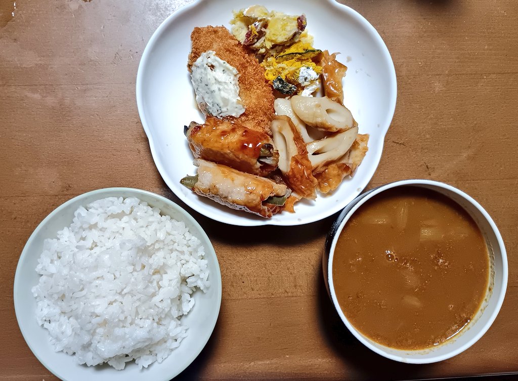 今夜の夕ご飯です🍚
#夕ごはん