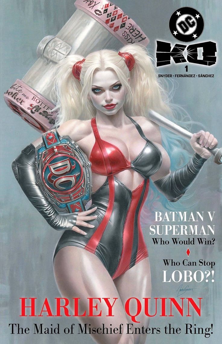 DCPostsArchive's tweet image. Harley Quinn from DC KO #1 by Natali Sanders