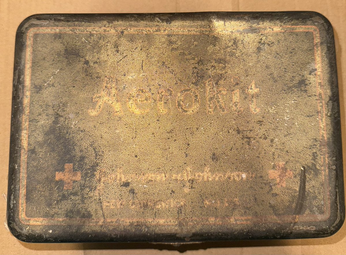 1930年代 「エアロキット」 (航空機救急箱) アメリカ ジョンソン