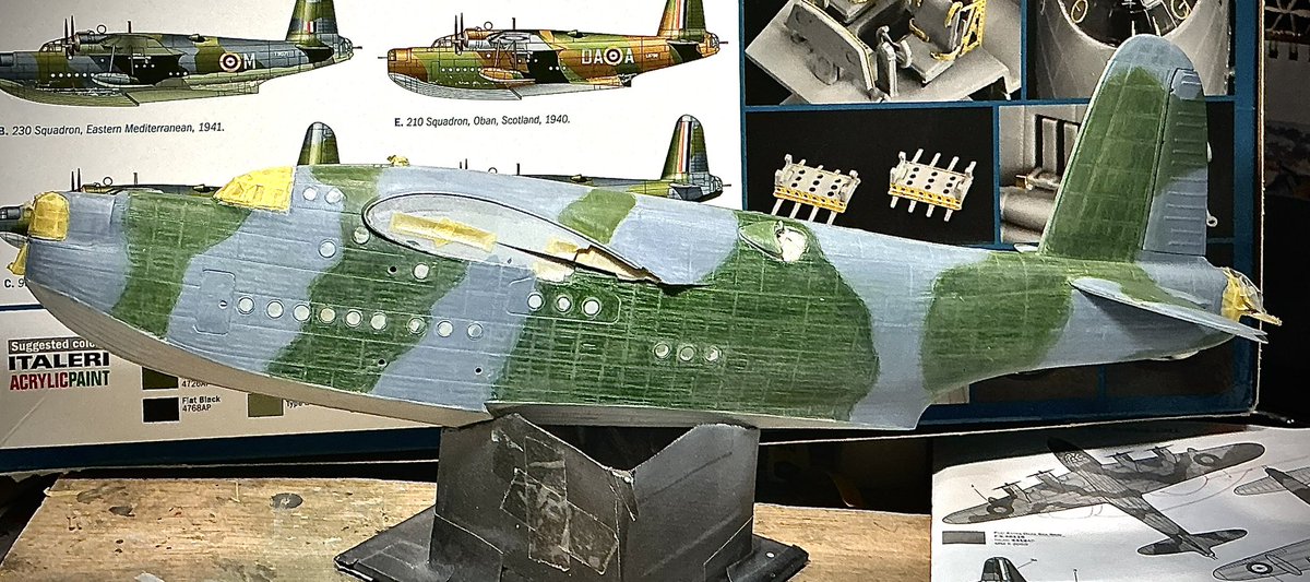 製作資料2 ItaleriSunderlandMk1ProductionRecord Painting of the fuselage is
