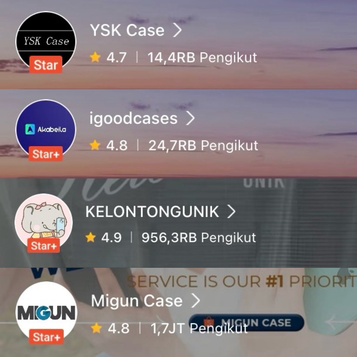 racuncune's tweet image. I found a store on Shopee with a cute phone case collection🫶🏻🙂‍↔️