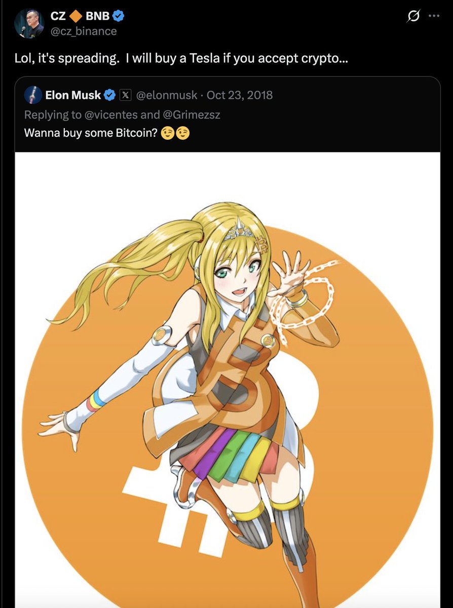 Always knew that @cz_binance is a certified Crypto Girl enjoyoor