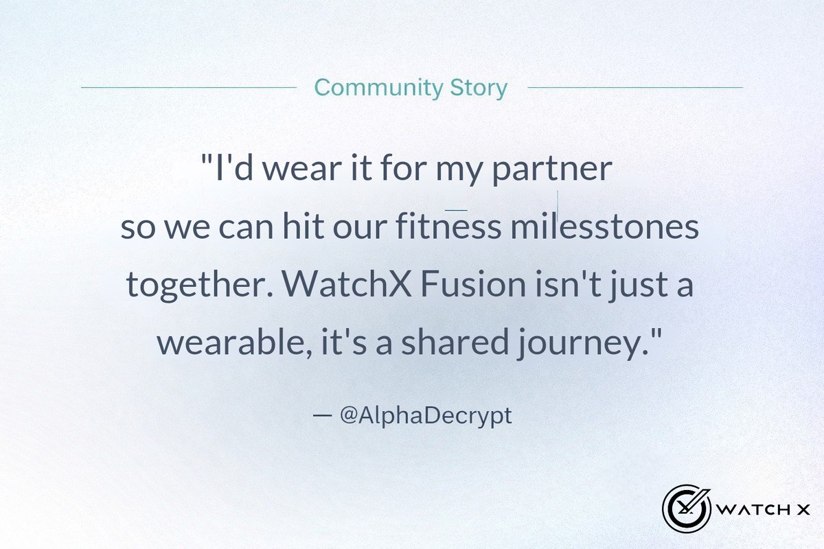 watchxnetwork's tweet photo. Who would you wear yours for - and why? 👇

#WearTogether #Wellness https://t.co/9qATIVav1C