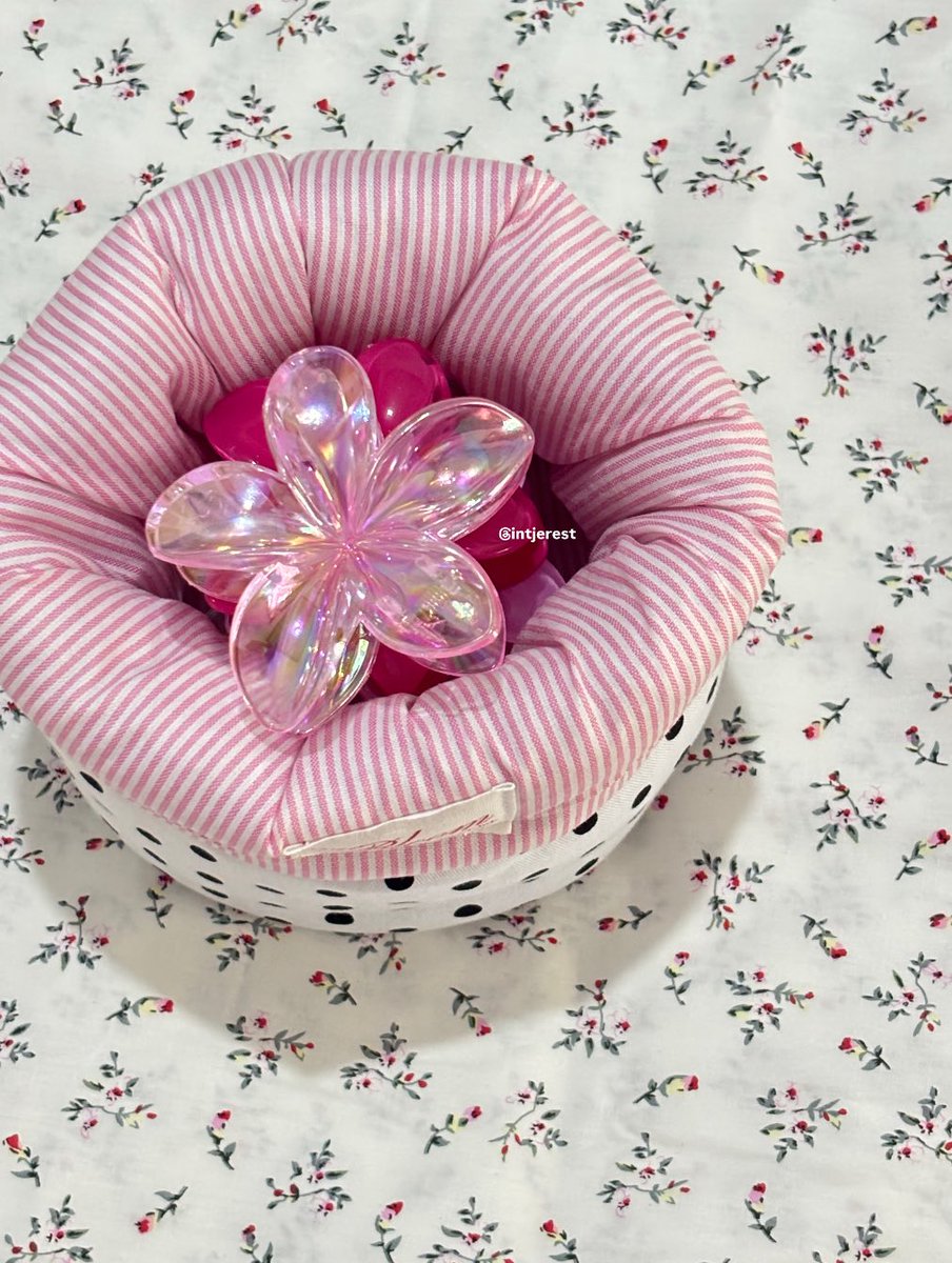 Intjerest's tweet image. My puffy makeup organizer 😭🫶🏻🌸