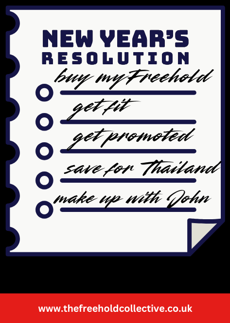 Happy New Year from all the team here at The Freehold Collective!

If your To-Do list looks anything like this, well, we can help with the first one!