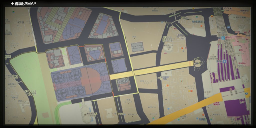 Here's a look at old maps of Insomnia. This is from the undeground area (E3 behemoth scene) texture files remaining in the platinum demo. The first one was most likely a placeholder since it's basically just tokyo map and signs.
3rd pic was displayed on a screen in that area.