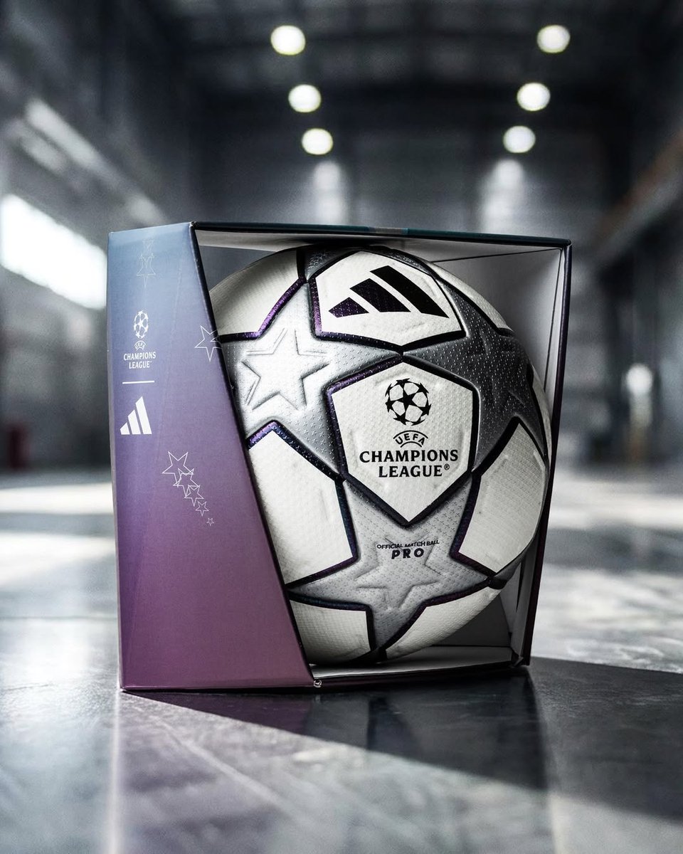 🚨 𝗢𝗙𝗙𝗜𝗖𝗜𝗔𝗟: The new UEFA Champions League ball.