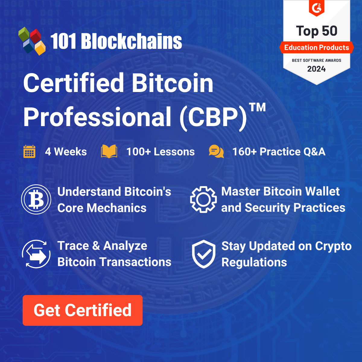🚀 Become a Certified Bitcoin Professional (CBP) Master Bitcoin  fundamentals, wallets & security, transaction analysis, and stay updated on  crypto regulations 🔐 ⚡ Level up your Bitcoin skills 👉  https://t.co/rbq4UlBgGS #Bitcoin #CBP #