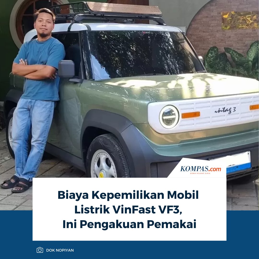 Pengguna VinFast VF3 menilai biaya kepemilikan mobil listrik ini lebih ringan dibandingkan mobil konvensional

Baca Selengkapnya 👇🏻
otomotif.kompas.com/read/2026/01/0… 

~NA #VinFastVF3 #MobilListrik