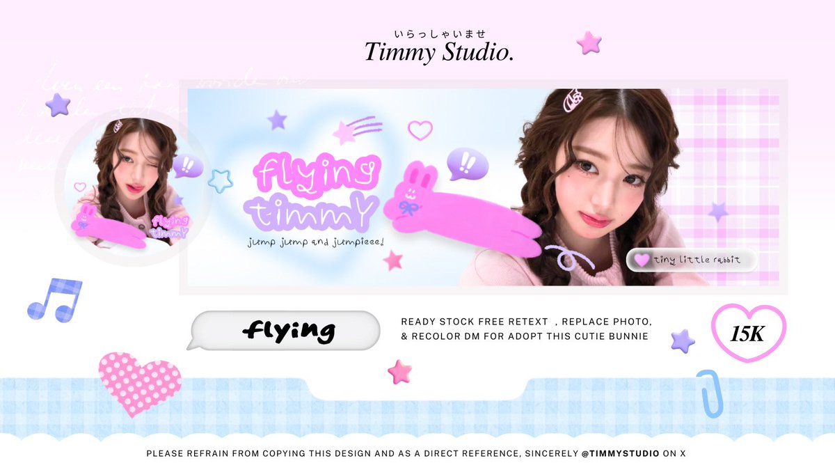 timmystudio's tweet image. hai bunnies &amp;lt; 💗 &amp;gt; tolong bantu retweet yaa 🐰

timmy punya empat anak kelinci yang bisa kamu bawa pulang sekarang, semuanya layout foto wony terbaru 💬

free retext, replace, &amp;amp; recolor 🎼 ddum ddum ddum . . . dm timmy sekarang yaa

#zonauang #zonaba