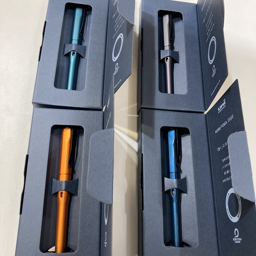 クルトガ ダイブ 「デンスグリーン」「トワイライトオレンジ」「アビス