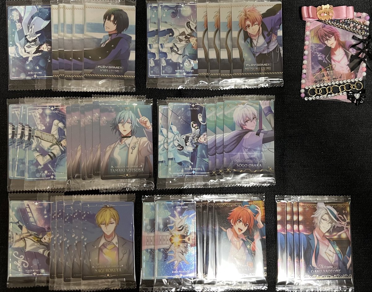 tor_x_mid's tweet image. 【交換】アイナナ アイドリッシュセブン ウエハース 26 ウエハ

【譲】一織 三月 環 壮五 ナギ 陸 楽 天 龍之介 百 千 悠 トウマ

【求】虎於　同種

郵送(19日以降発送となります)
お気軽にお声掛けください…！