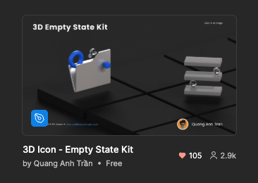 quang_anhtr's tweet photo. I posted this in the #FigmaCommunity a long time ago just for fun, since this version wasn’t selected at the time. It was a nice surprise to see it being used by others — really happy to see that happen. hashtag #figma #blender3d #uiux #uiassets #ui #design https://t.co/N0gyUny3As
