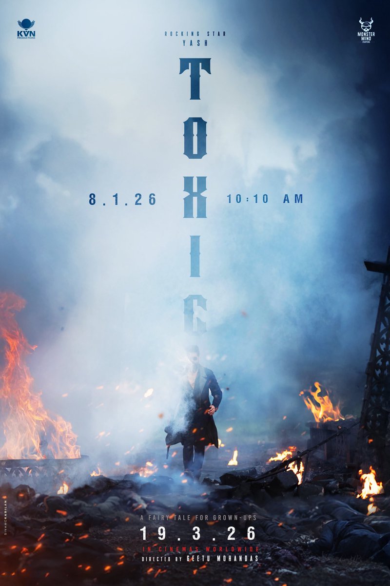 Karthik1423's tweet photo. Tomorrow ! 

Its a Blast 💥 💥💥💥💥💥

#Toxic
@TheNameIsYash Sir
#MonsterMindCreations 
@KvnProductions 
@GeetuMohandas https://t.co/aEKz4nSOp0