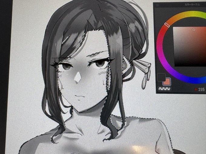 白黒で塗るとやねえ…単色で塗りつぶして着色レイヤにオーバーレイかけるだけでやねえ…
あっという間に着色できちまうんだ
無限の彼方にさあ行くぞ 