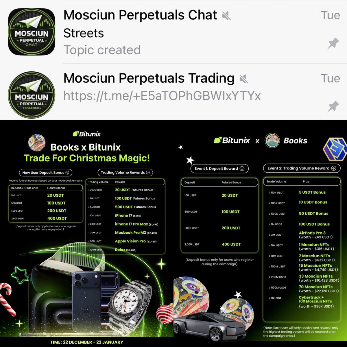 Sign up with my Bitunix link in bio right now + join the TG &amp; Discord links posted below 👇🏼