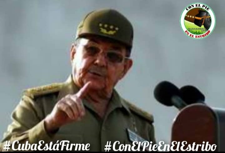 (...)Si los enemigos de nuestro pueblo creen que nos pueden doblegar ... si creen que nos pueden dividir ,si creen que vamos a retroceder porque tenemos dificultades y se imaginan que nos van a amedrentar  ... Raúl '
Continúa  👇
#CubaEstáFirme 
#ConElPieEnElEstribo
