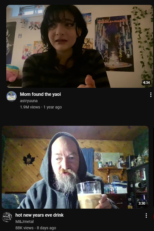 what tf is going on with my yt feed