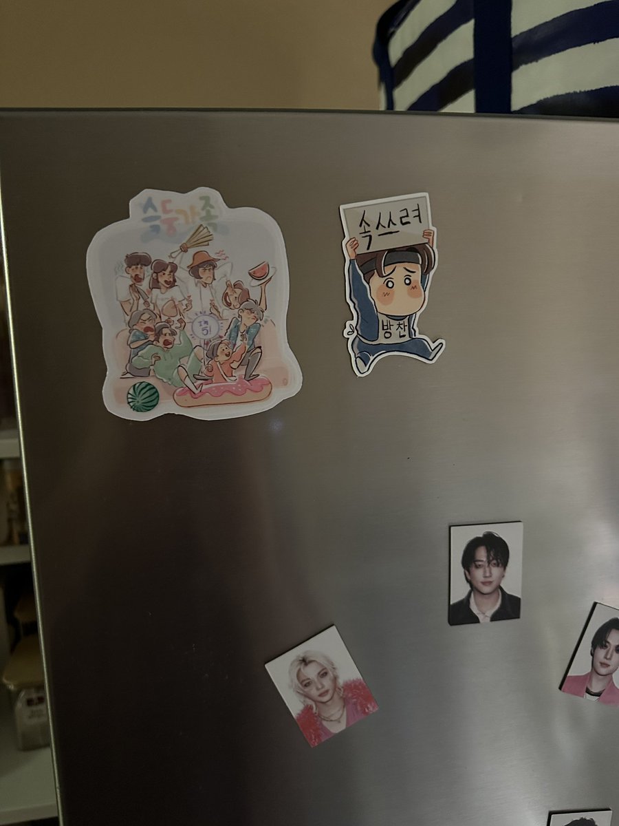 wistfulempire's tweet image. I have sticker commitment issues, so i finally got around to turning some of my prized stickers into magnets so they will be reusable!!! 

I miss channies room and seeing @slothdrops art each week 🥰 but i’m so glad i have these and a bunch of other stickers i bought!