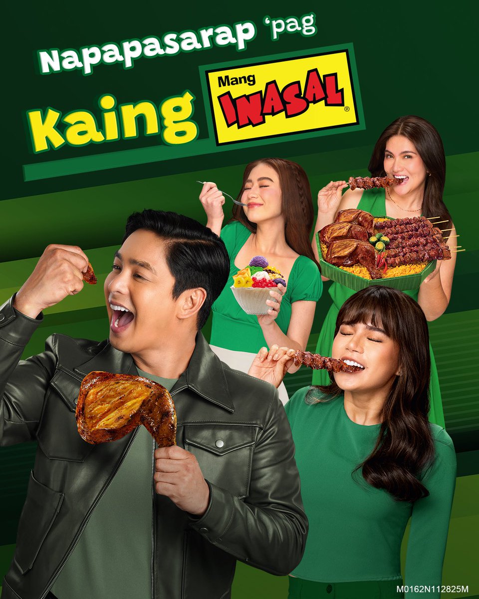 Iba-iba man ang style sa kainan, welcome ka dito kasi #NapapasarapPagKaingMangInasal! 😋

#ILoveMangInasal 💚💛