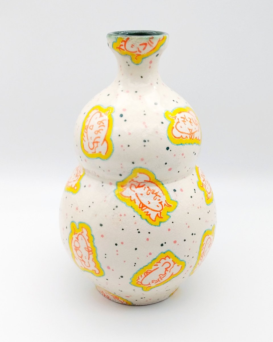 瓢箪 瓢箪壺》 Φ4cm×w15cm×h24cm 2026年制作