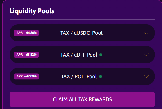 the_tax_intern's tweet photo. Hey you wimps! 🐸💚The water temperature has been adjusted. Jump in!

Become a supporter and provide $TAX liquidity on Polygon and Defichain DMC
#LiquidityMining #Rewards #TaxToken

➡️https://t.co/APOz66MczE ⬅️