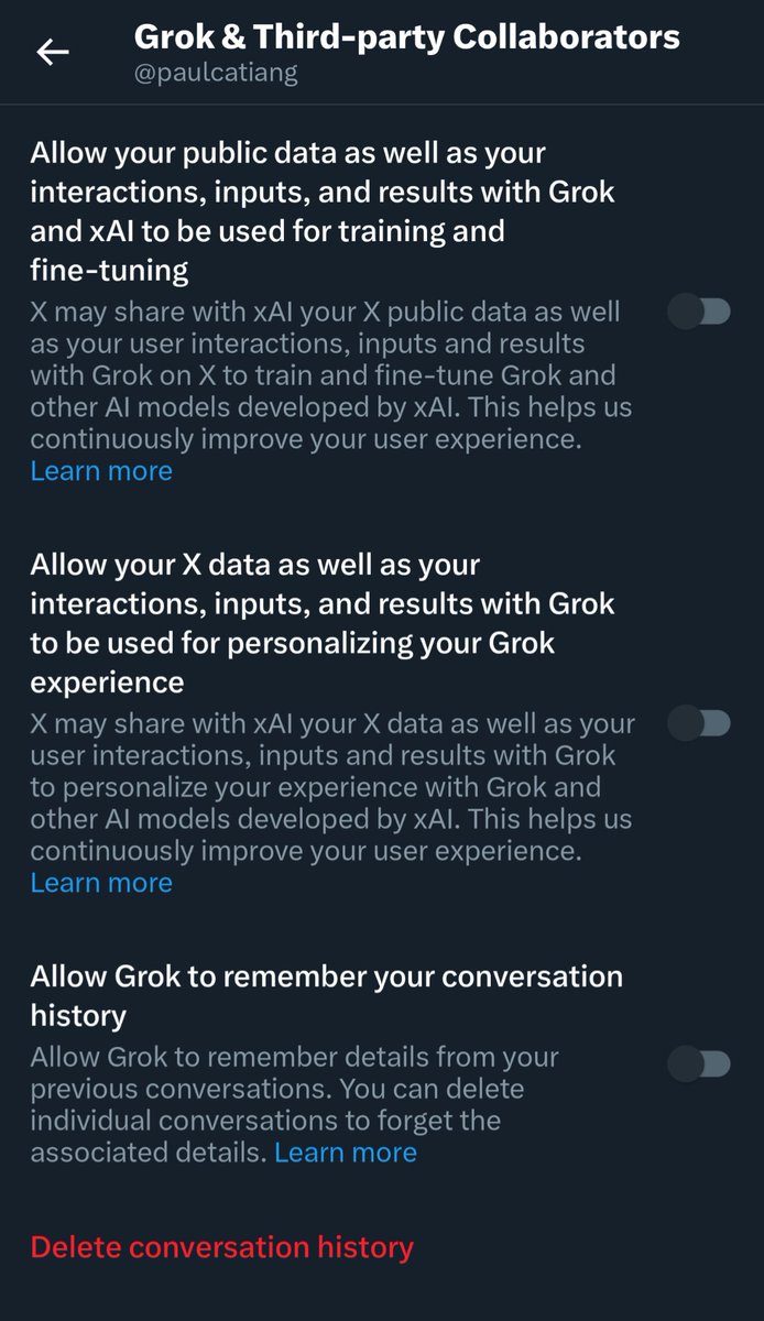You may want to uncheck the following in your privacy and safety tab in settings.