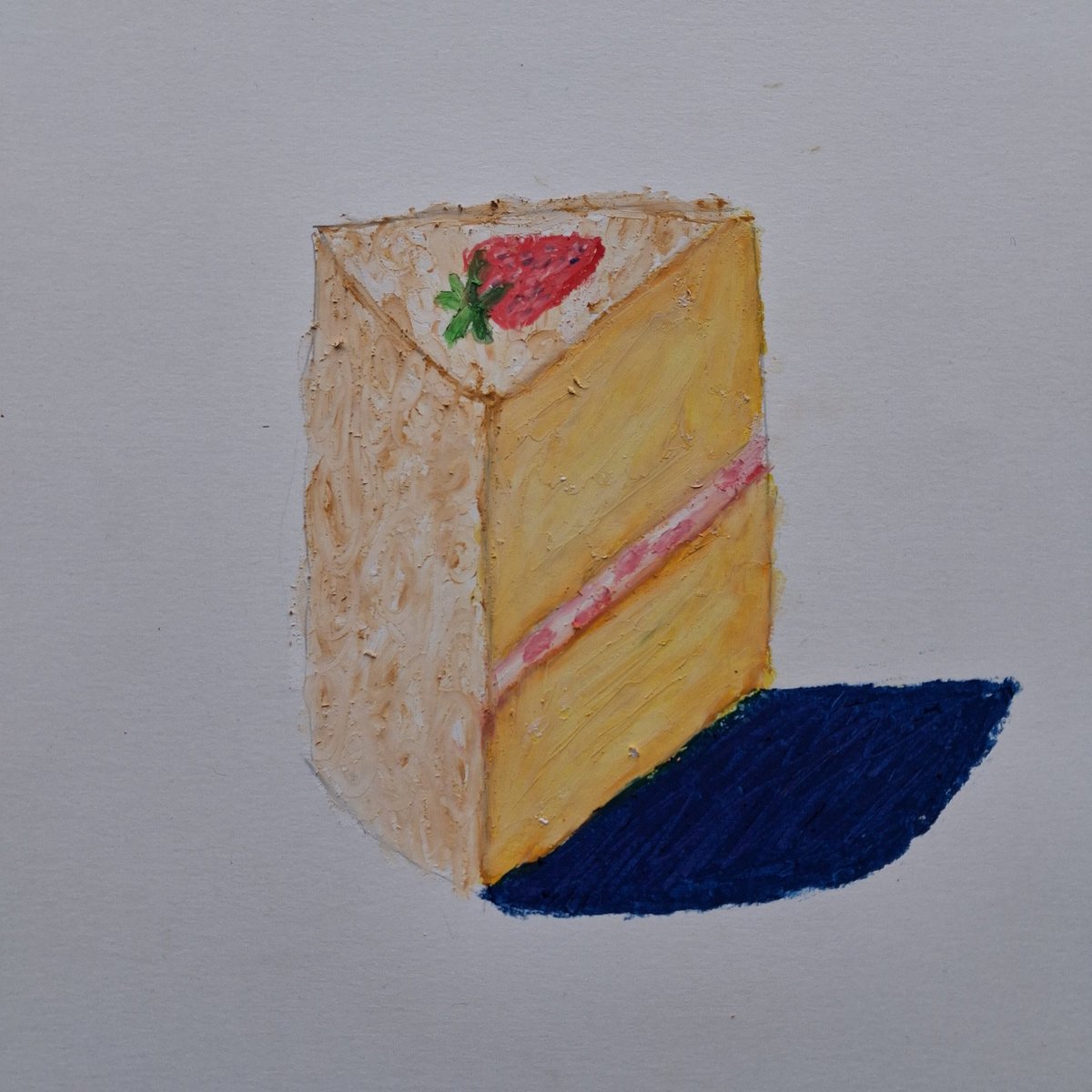 De leerlingen moesten in mijn les gebakjes en taartjes tekenen. 
Ze vonden deze opdracht a piece of cake.

🍰🍰🍰