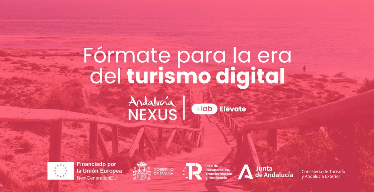 ¿Trabajas en turismo en Andalucía? Elevate es un programa de formación online y gratuita para mejorar tus habilidades en IA, marketing, datos e innovación. Súmate al turismo del futuro.

Más info: nexus.andalucia.org/es/lab/elevate

#TurismoDigital #TurismoAndaluz #Elevate
