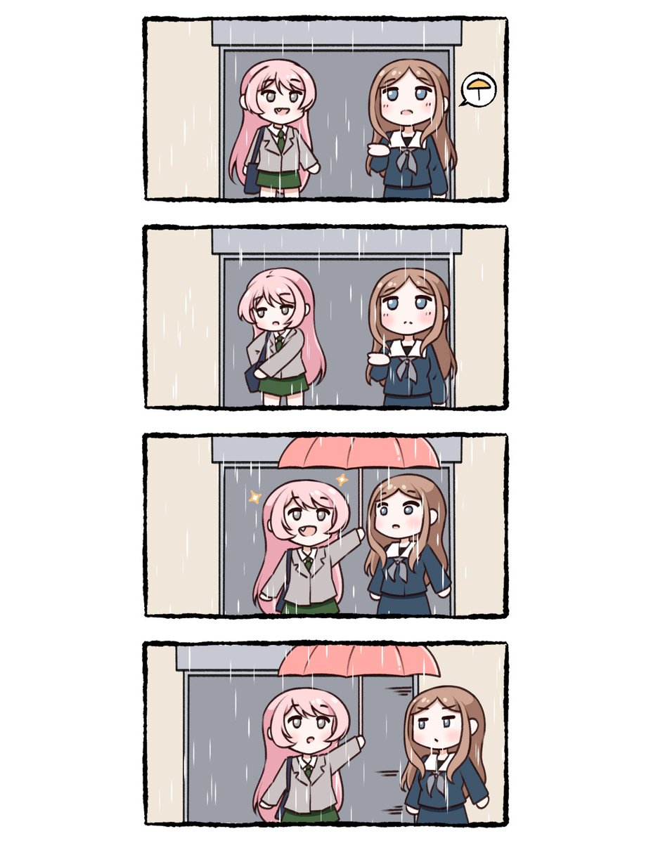 sj1_0822's tweet image. あのそよ🌧️ (1/2)
#bandoriart #バンドリ #MyGo #あのそよ #ansy