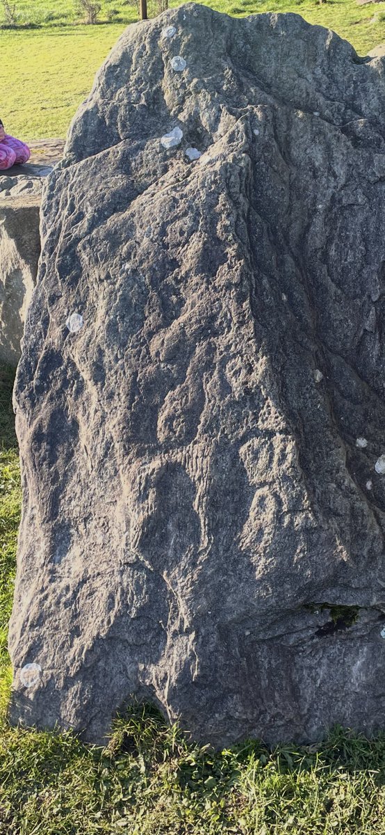 DCKC87's tweet image. Since visiting here it’s honestly kept me awake at night. Would love some of your opinions. The cap stone in the first picture has consumed me most, to me it looks like it maps the moon? You can see some crescents , half’s and full? With 12 also!