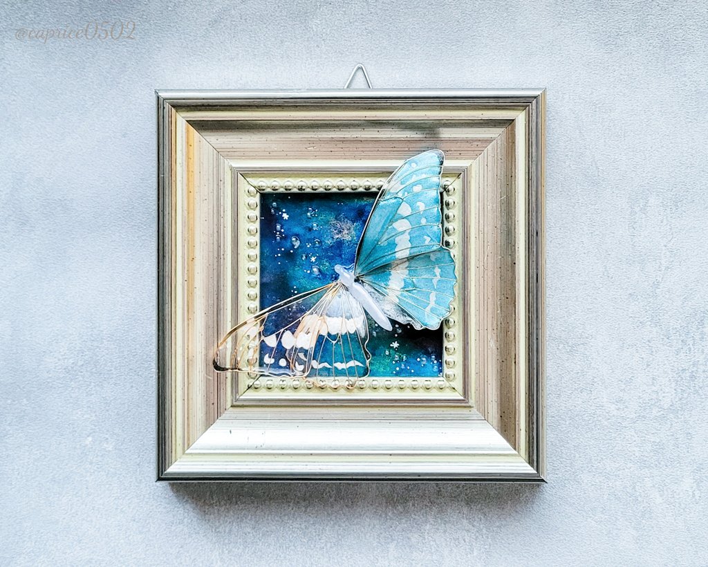 深蒼色の空～キプリスモルフォ～】 蒼の世界を旅する蝶の物語 深蒼の