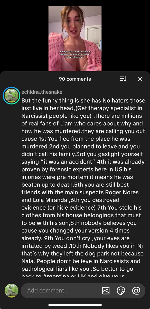 kcdasnake's tweet image. In reference to this video I’ll drop
This comment in 2 parts here just in case she deletes the comments .