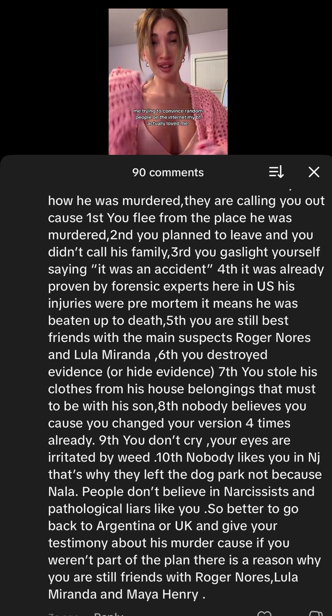 kcdasnake's tweet image. In reference to this video I’ll drop
This comment in 2 parts here just in case she deletes the comments .