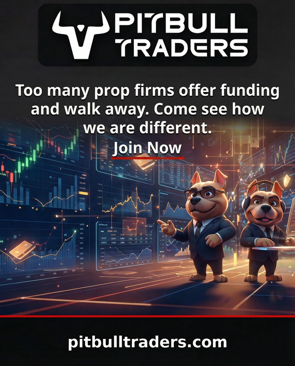 🚨 The goal is simple: get traders funded and to payouts. The Pit chat plus Pitbull Traders institutional tools is how we’re building it. Join early.
#NQ_F mrtopstep.com/l/thepit