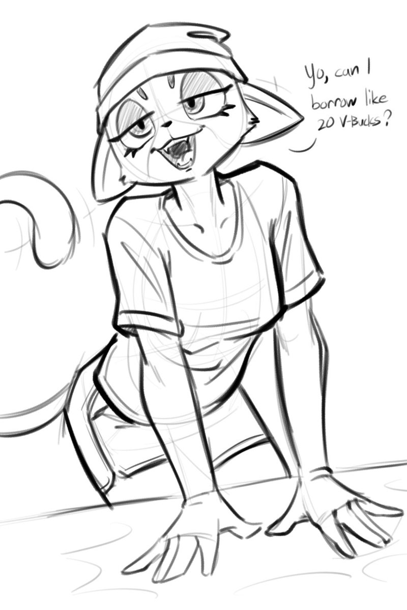 AdvosArt's tweet image. Fortnite furry bait or something