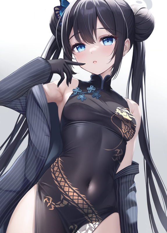 竜華キサキ(ブルアカ) 「復刻なのでキサキちゃんです #ブルアカ」|泉水茜のイラスト